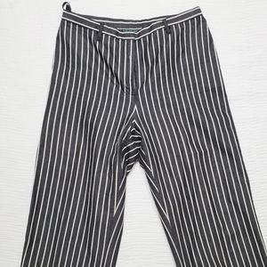LAUREN striped trousers Black size 8